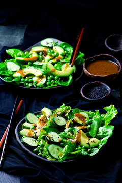 Green Salad With Miso Dressing