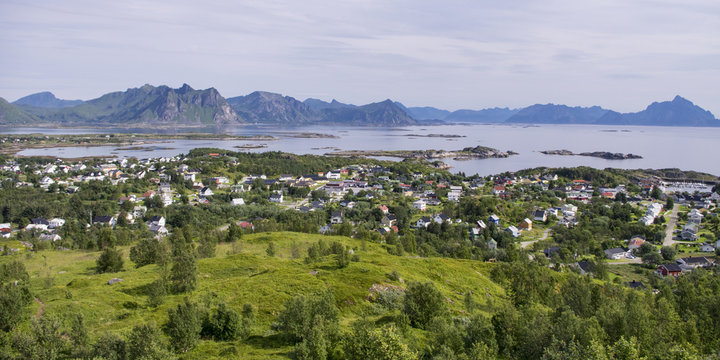 Vue sur Stamsund (Lofoten)