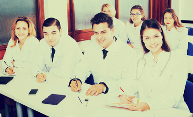 Scientists at training courses