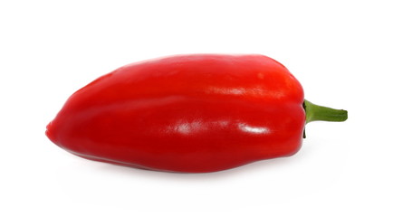 Red pepper isolated on white background