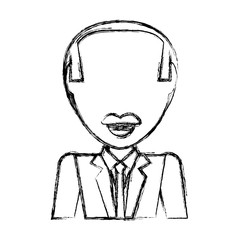 Retro Old man cartoon