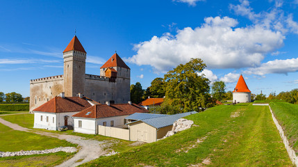 Obraz na płótnie Canvas A summer view of Kuressaare castle, Saaremaa island, Estonia