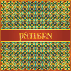 Decorative pattern background