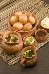 Panipuri or Gol Gappa or Chaat © aakriti