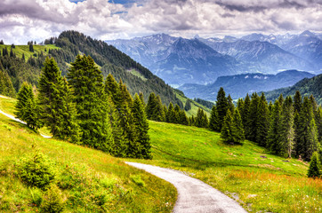 Fototapeta premium Mountain landscape in the Allgäu