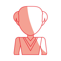 Retro old woman cartoon