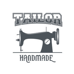 vector logo for tailor shop 