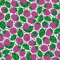 Blackberry vector pattern.