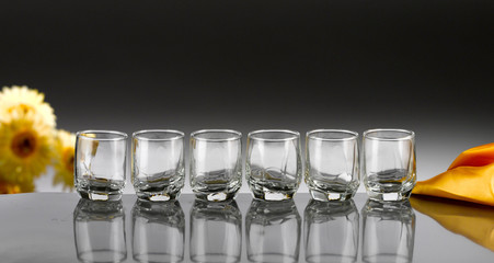 set of liqueur glasses