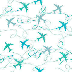 Plane silhouette design background