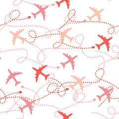 Plane silhouette design background