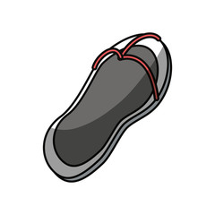 Flip flops isolated