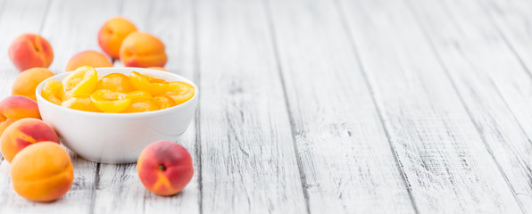 Pickled Apricots (selective focus)