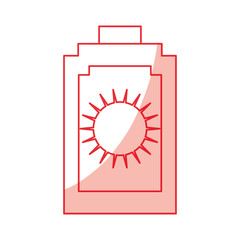 Sun bronzer isolated