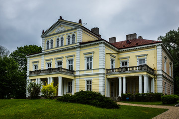 Fototapeta na wymiar Raczynski Palace in Zloty Potok, Silesia, Poland