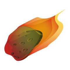 Meteor Galaxy isolated