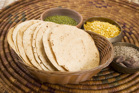 Pappadams with Ingredient