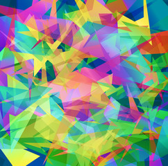 Colorful abstract triangle background. 
