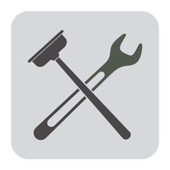 Plumbing work symbol icon