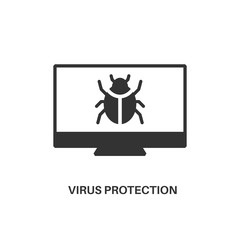 Fototapeta premium Virus protection icon
