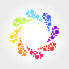 Abstract Colorful Symbol, Geometric vector illustration