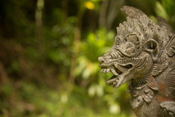 Fototapeta na wymiar demon temple - Pura Ulun Danu Tamblingan - Munduk Bali