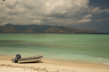 Boat front of the sea - Gili Air