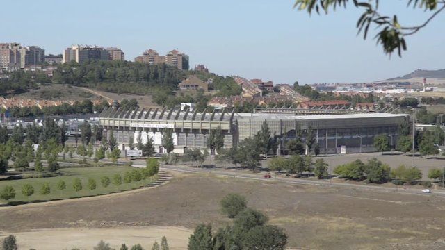View of the Jose Zorrilla football stadium in Valladolid, Spain