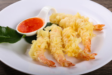 Prawn tempura