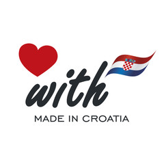 Love With Made in Croatia logo icon