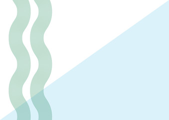 Horizontal background with wavy lines. Template for the design.