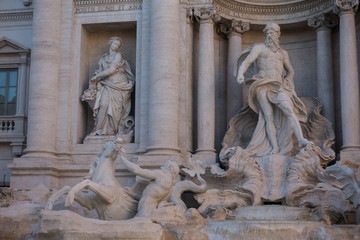 Fototapeta na wymiar Amazing Fontana di Trevi, Rome, Italy