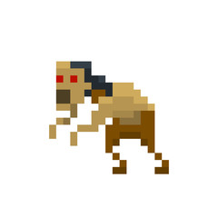 Pixel ghoul for games and applications