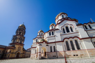 Fototapeta premium Christian monastery in New Athos, Abkhazia