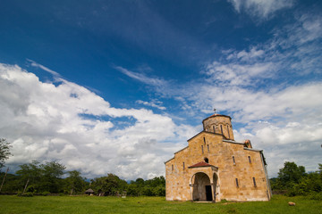 countryside ancient Christian Cathedral Abkhazia