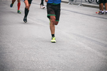 Fototapeta premium Marathon Läufer