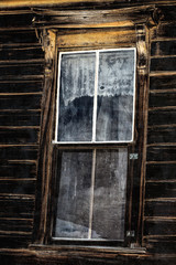 Old window in Bodie