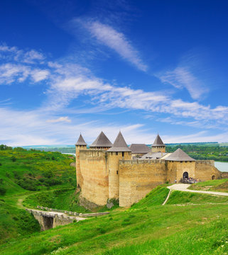 View on Hotyn fortress