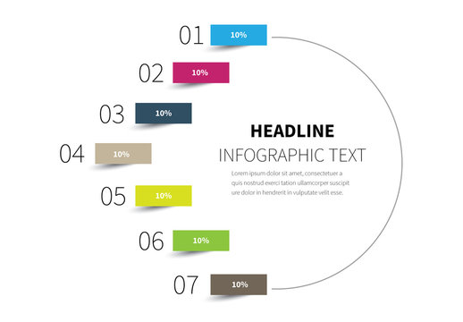Half Circle Infographic Layout