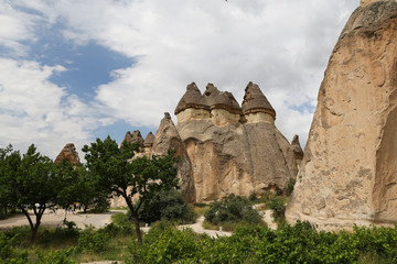 Rock Formations in Pasabag Monks Valley, Cappadocia