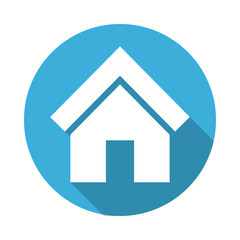 ホームアイコン丸型青色