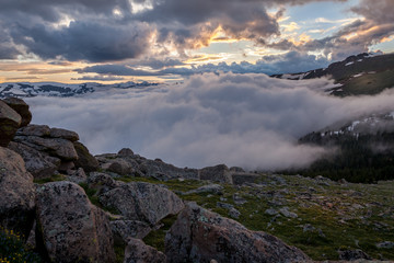 Rocky Mountains Scene
