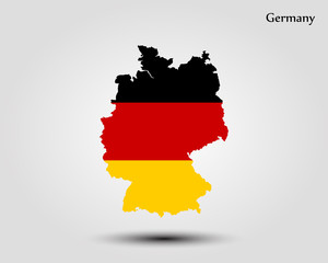 Obraz premium Map of Germany