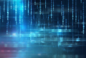 digital code number abstract technology background