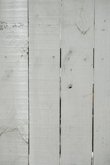 white wooden fence up close
