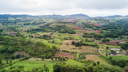 Landscape of Khao Kho district petchabun province.