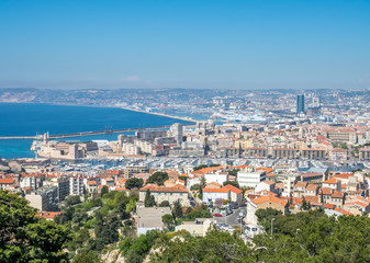 Fototapeta premium Cityscape of Marseille
