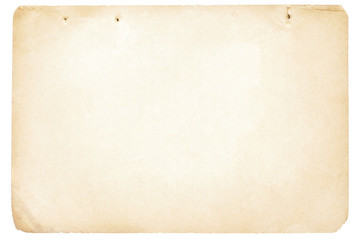 Isolated old brown paper texture