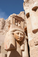 Ruins of egyptian statue