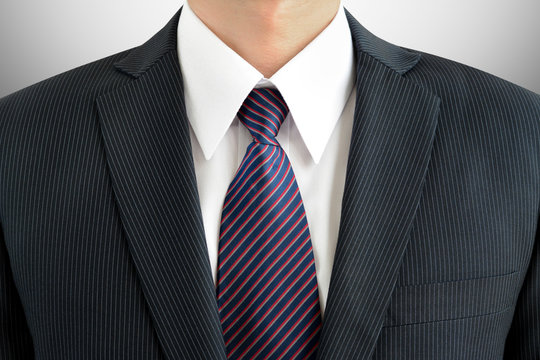 Businessman wearing suit and tie
